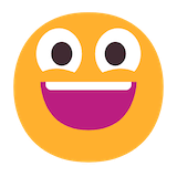 grinning-face-with-big-eyes Emoji microsoft