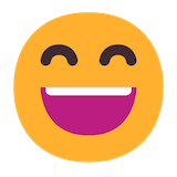 grinning-face-with-smiling-eyes Emoji microsoft