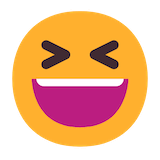 grinning-squinting-face Emoji microsoft