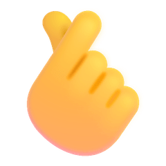 Рука со скрещенными указательным и большим пальцами on Microsoft