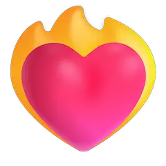 ❤️‍🔥 Heart on fire Emoji on Windows