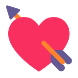 heart-with-arrow Emoji microsoft