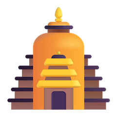 Hindu Temple Emoji on Windows