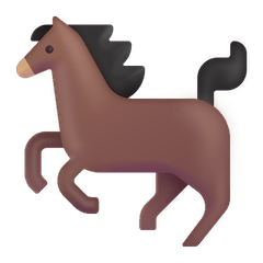 Horse Emoji on Windows
