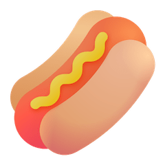 Hot Dog Emoji on Windows