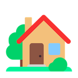 house-with-garden Emoji microsoft