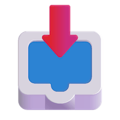 Inbox Tray Emoji on Windows