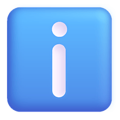 Simbolo delle informazioni Emoji Windows