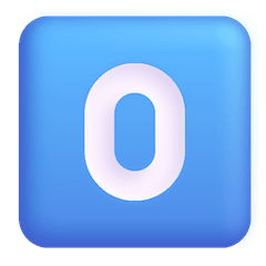 Tecla do número zero Emoji Windows