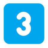 keycap-3 Emoji microsoft