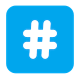 keycap-hash Emoji microsoft