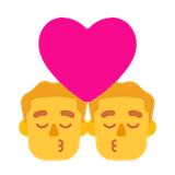 kiss-man-man Emoji microsoft