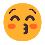 kissing-face-with-closed-eyes Emoji microsoft