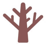 leafless-tree Emoji microsoft