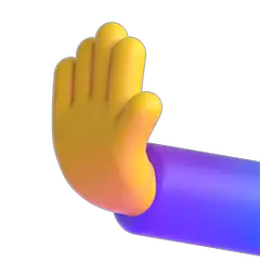 Naar Links Duwende Hand on Microsoft