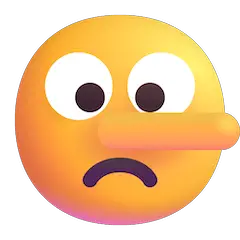 Lügendes Gesicht Emoji Windows