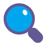 magnifying-glass-tilted-left Emoji microsoft