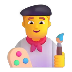👨‍🎨 Man Artist Emoji on Windows