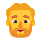 man-beard Emoji microsoft