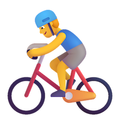 🚴‍♂️ Man Biking Emoji on Windows
