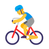 man-biking Emoji microsoft