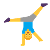 man-cartwheeling Emoji microsoft
