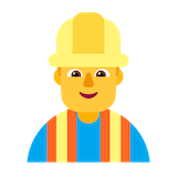 man-construction-worker Emoji microsoft