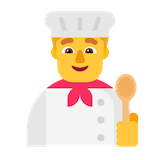man-cook Emoji microsoft
