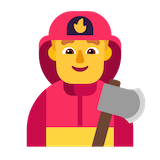man-firefighter Emoji microsoft