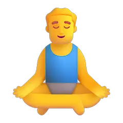 🧘‍♂️ Uomo nella posizione del loto Emoji su Windows