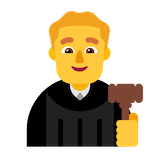 man-judge Emoji microsoft