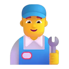 👨‍🔧 Man Mechanic Emoji on Windows