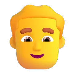 👨 Mann Emoji auf Windows