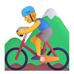 🚵‍♂️ Man Mountain Biking Emoji on Windows