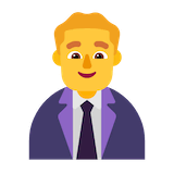 man-office-worker Emoji microsoft
