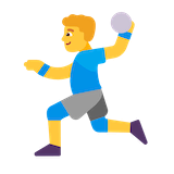 man-playing-handball Emoji microsoft