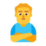 man-pouting Emoji microsoft