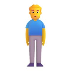 Homem em pé Emoji Windows