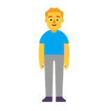 man-standing Emoji microsoft