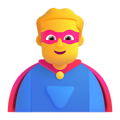 🦸‍♂️ Man Superhero Emoji on Windows