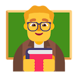 man-teacher Emoji microsoft