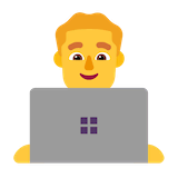 man-technologist Emoji microsoft