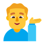 man-tipping-hand Emoji microsoft