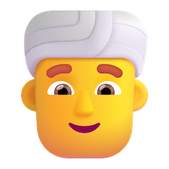 👳‍♂️ Mann mit Turban Emoji auf Windows
