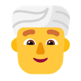 man-wearing-turban Emoji microsoft