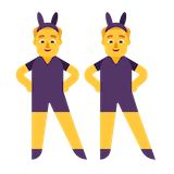 men-with-bunny-ears Emoji microsoft