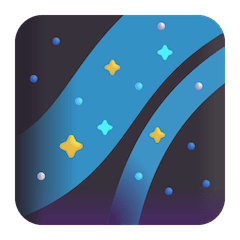 Immagine della Via Lattea Emoji Windows