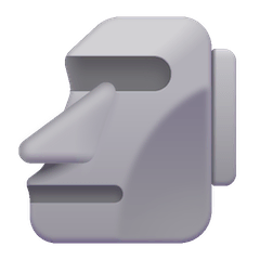 Moai Emoji on Windows