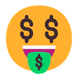 money-mouth-face Emoji microsoft