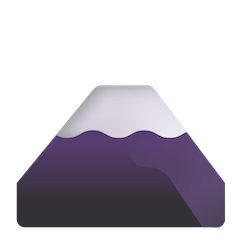 🗻 Monte Fuji Emoji en Windows